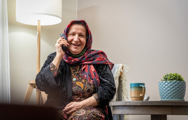 Social well-being, health, friendly call