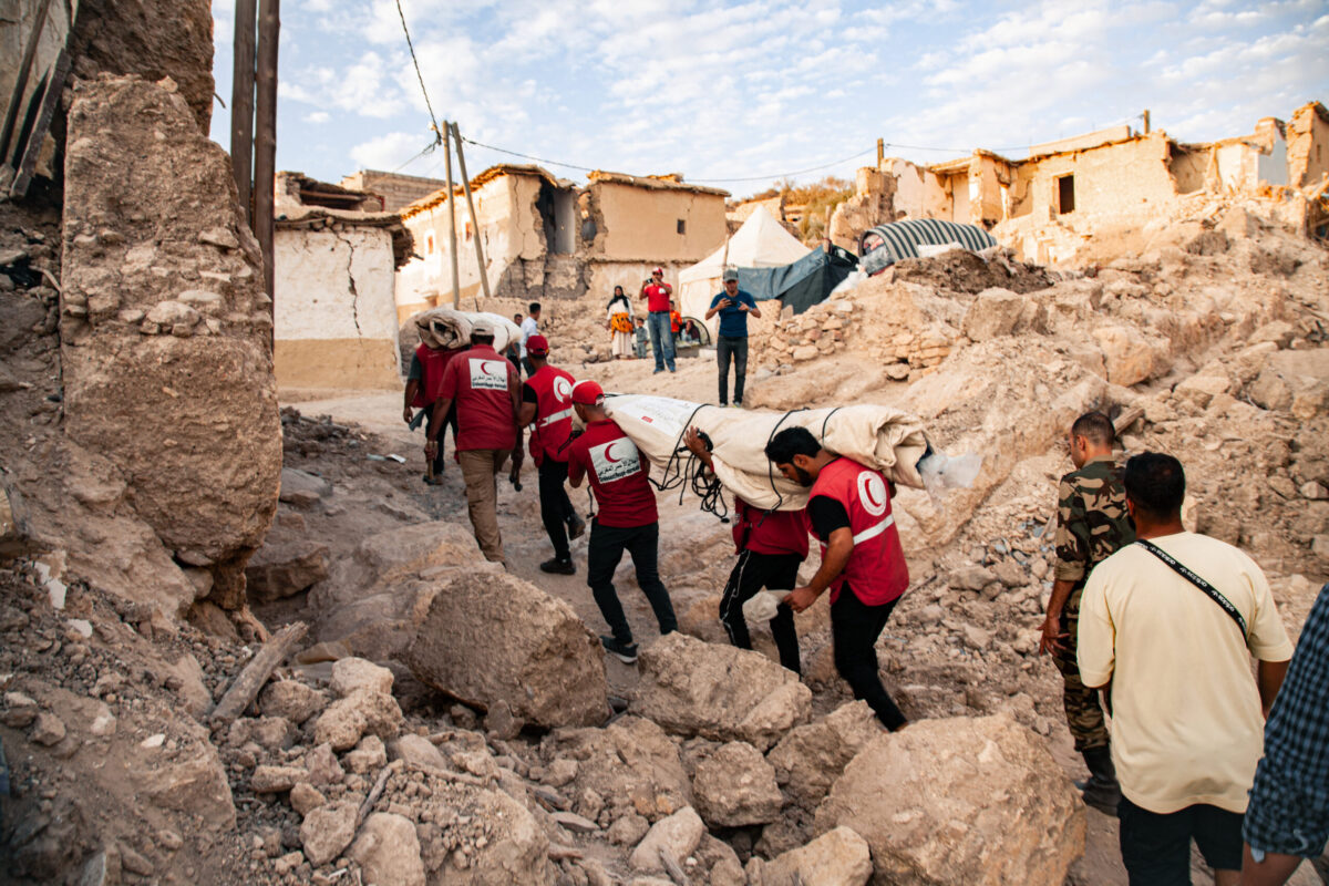 humanitarian crisis support in Morocco