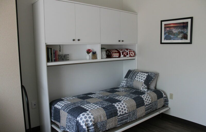 A comfortable Murphy bed for family