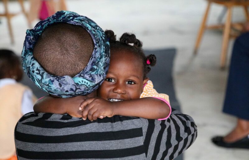 nutrition program parent and child Haiti Rayjon