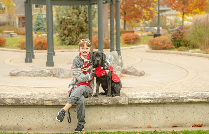 Autism Assistance Dog Guide team Tommy and Forest