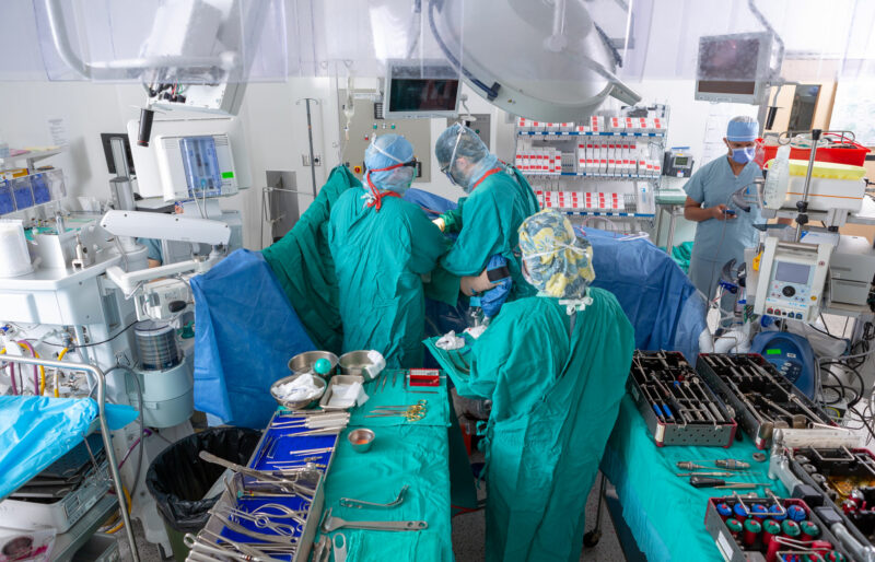 doctors performing a surgery