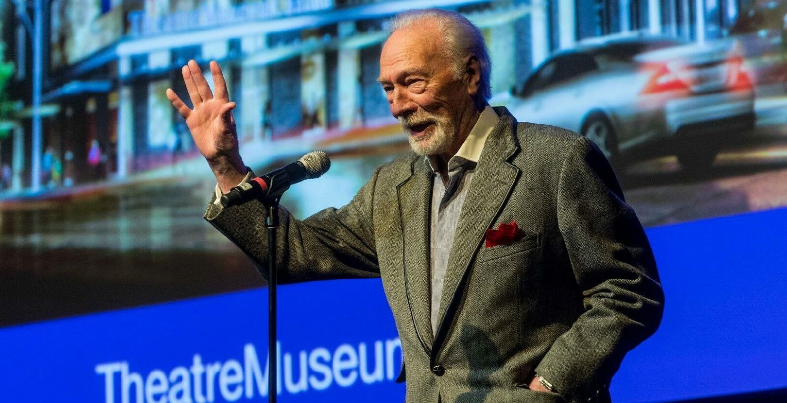 Christopher Plummer at Theatre Museum event