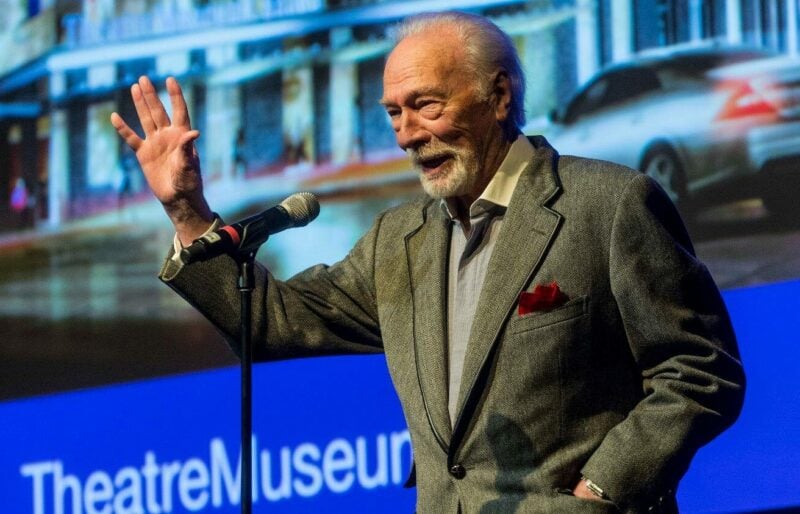 Christopher Plummer at Theatre Museum event