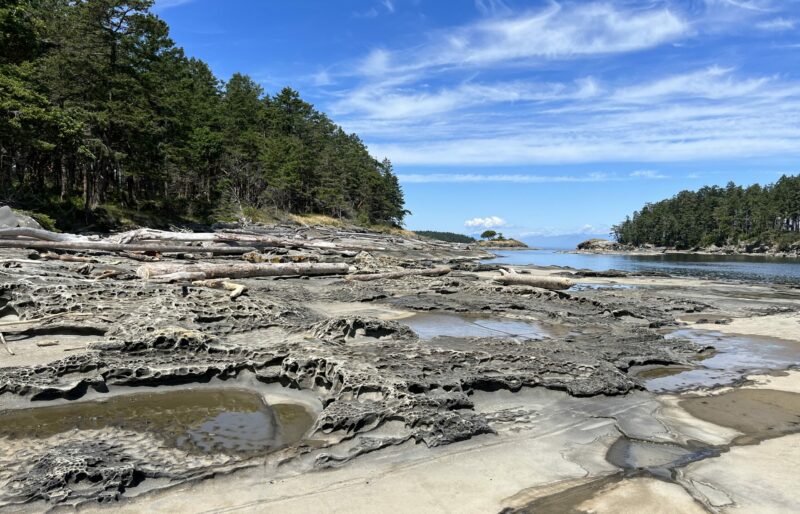 Saturnina Island rock pools.
