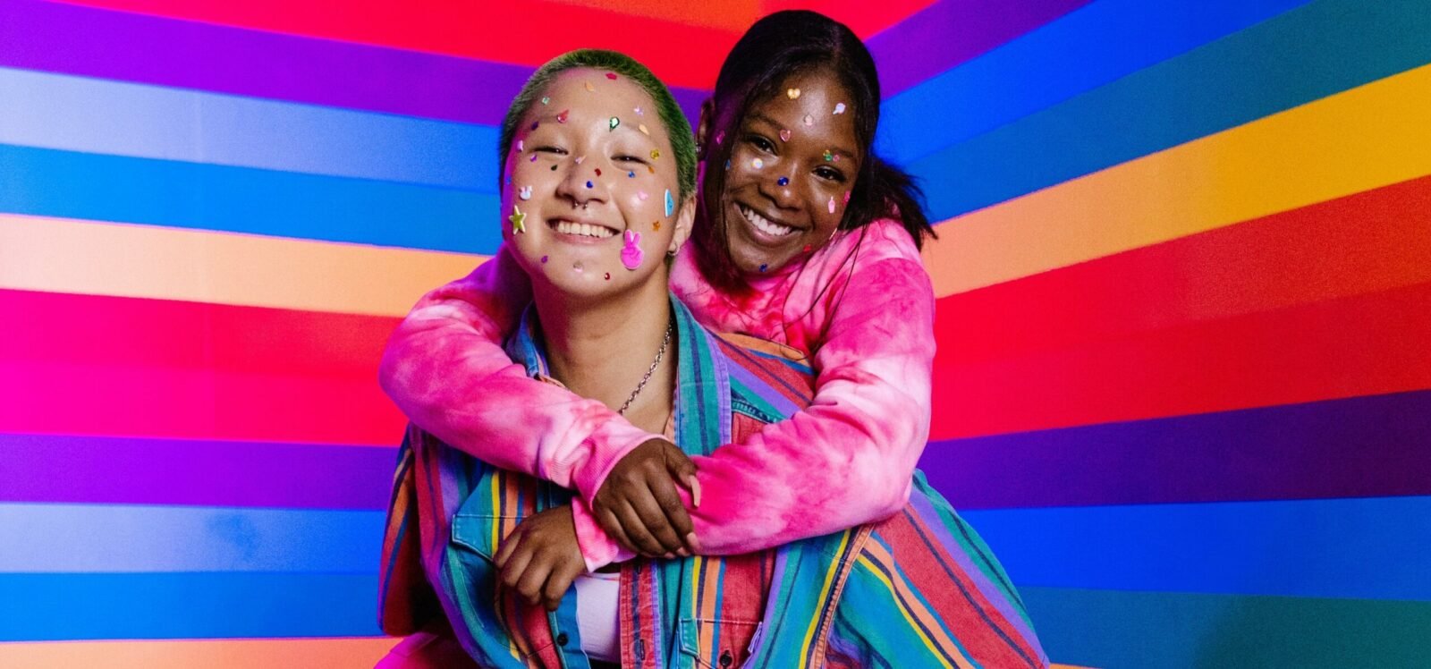 This image reflects the joy and connectedness of LGBTQI2S Youth.