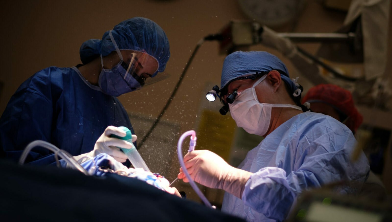 Image of doctor operating