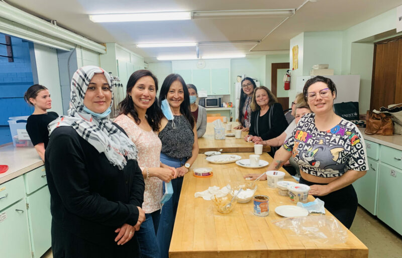 Women's Group making Peruvian pastries