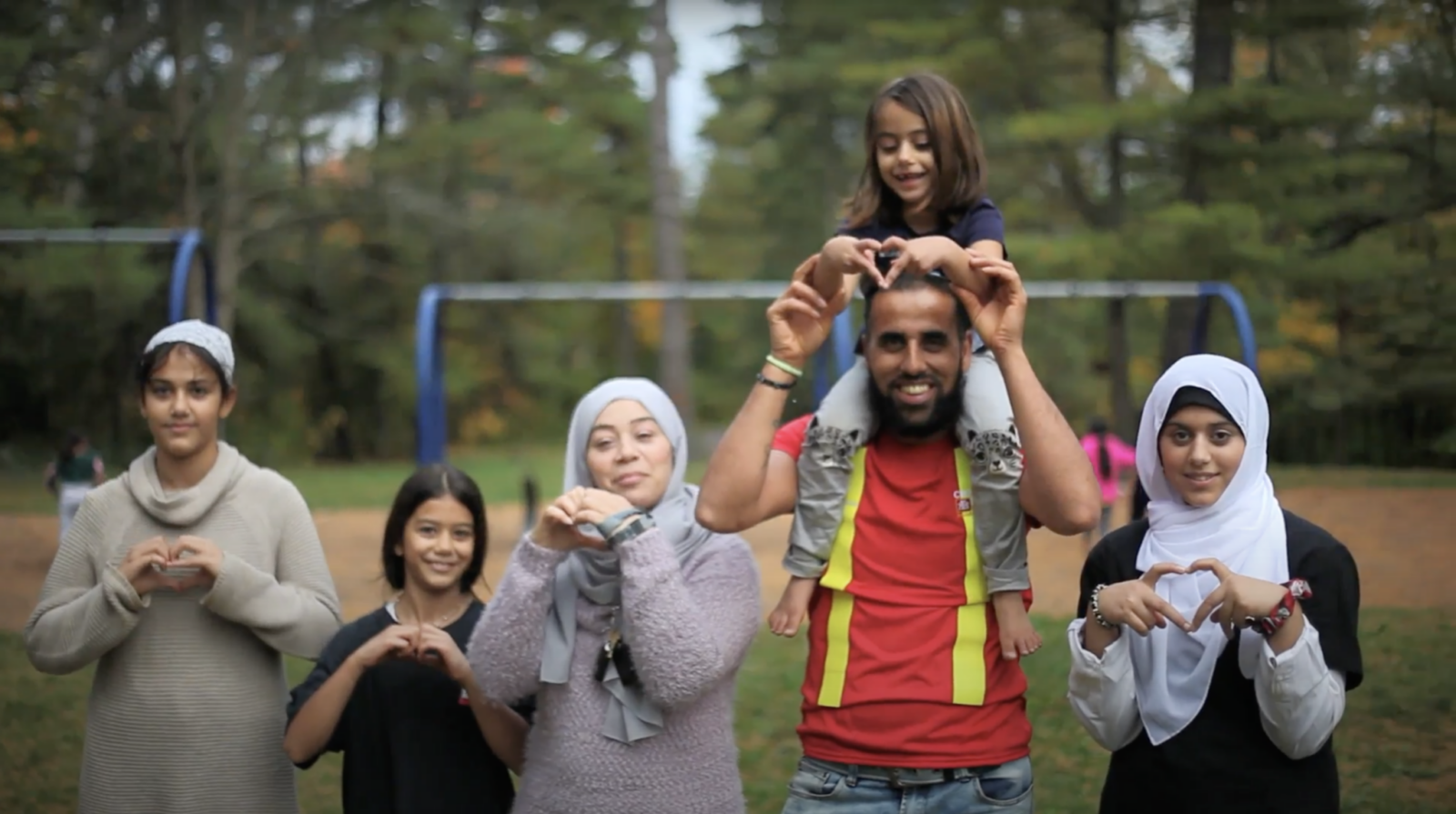 Amani and her family (came from Syria in 2016)
