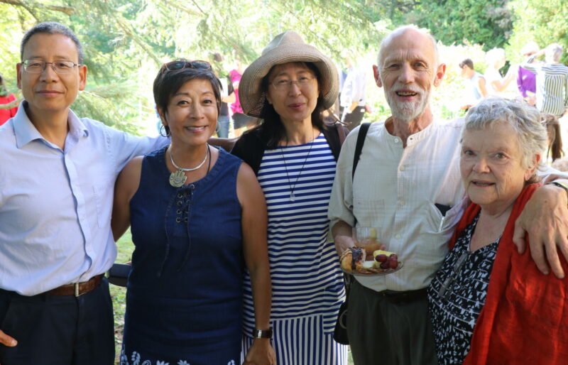 Forrest, Trish, Weiwei, Al, Linda, supporters of the New Canadians Centre at our 40th Anniversary