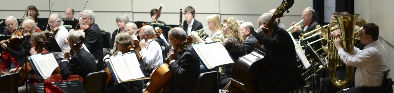 Georgian Bay Symphony in rehearsal