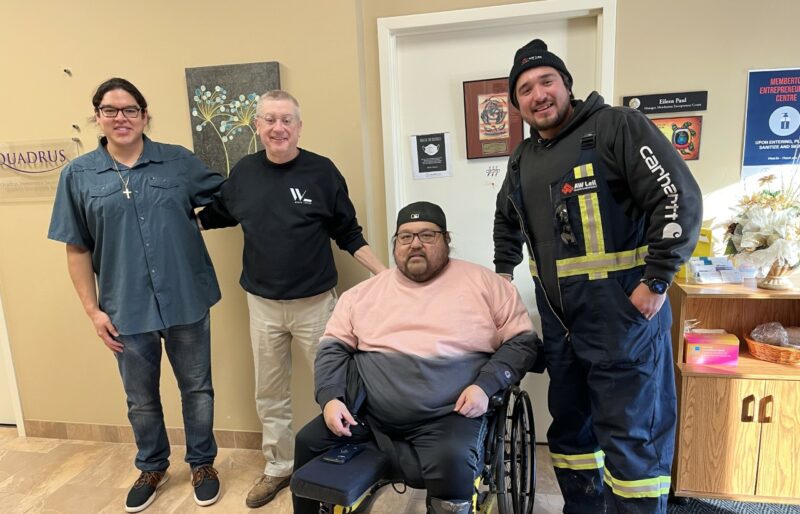 Group photo of grant recipient CMHA Nova Scotia Division - Circle of Friends Peer Support - Membertou