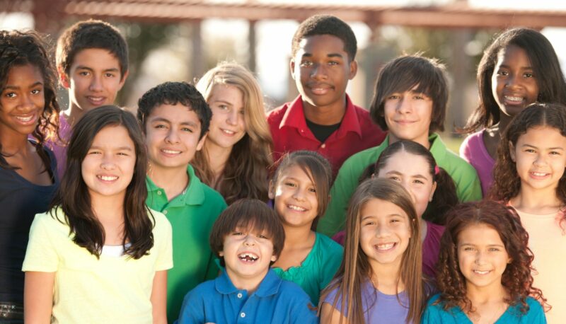 Smiling group of diverse Ottawa Students
