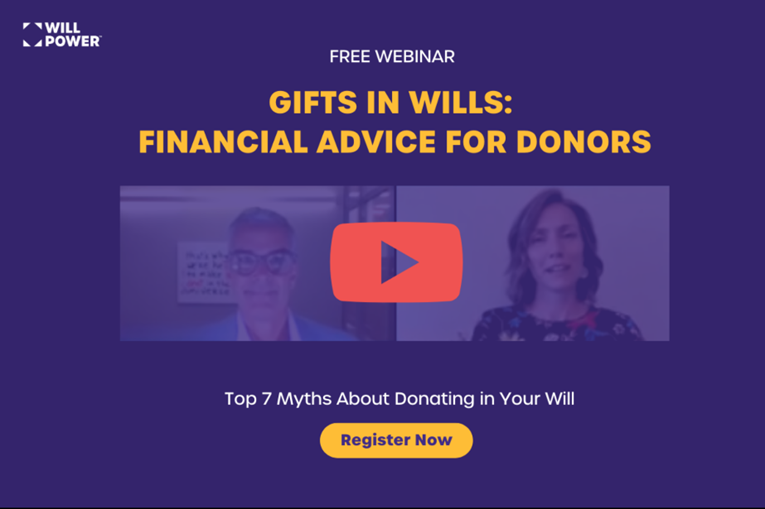 Financial advice for donors webinar