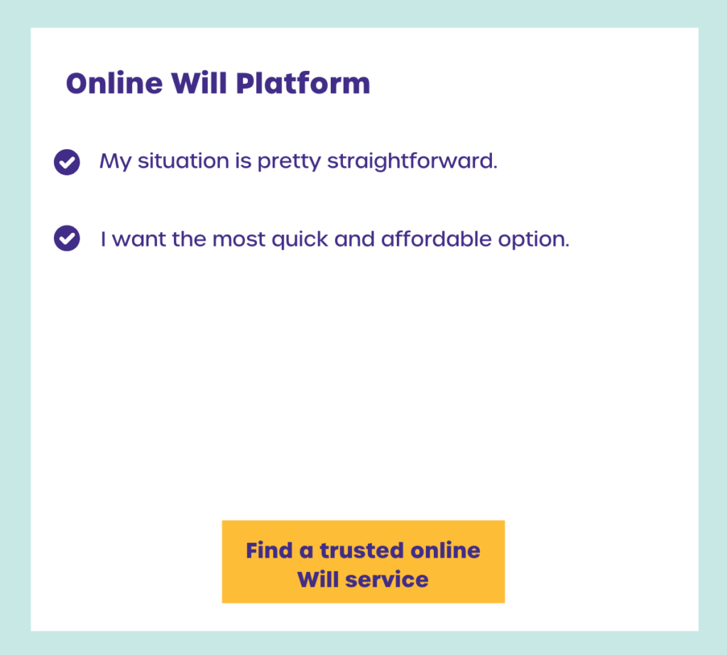 When should you write your Will with an online service?